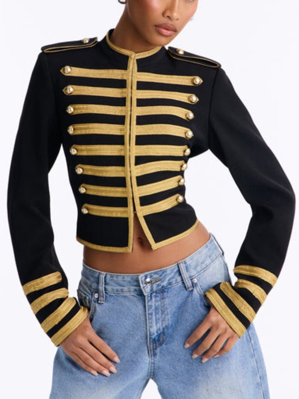 Embellished Trim Jacket